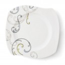 Assiette plate 31 cm Myosotis en porcelaine