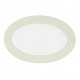 Plat ovale 33 cm Corète du Japon en porcelaine
