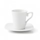 Tasse à café 100 ml avec soucoupe Viorne en porcelaine