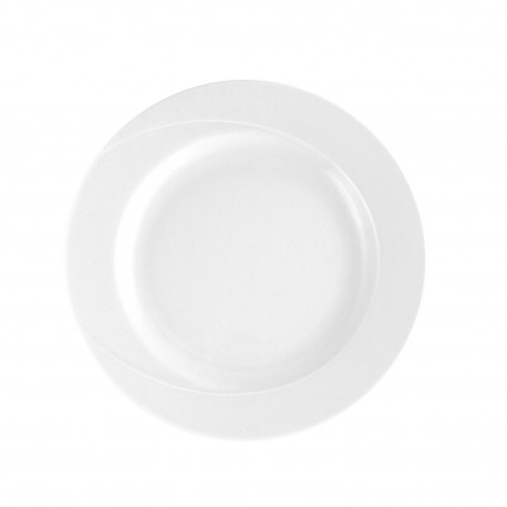 Assiette 20.5 cm plate ronde en porcelaine - Catalpa