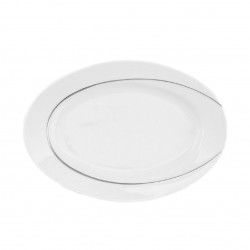 Ravier 24 cm Pierre de Lune en porcelaine, petit plat en porcelaine, service de vaisselle complet