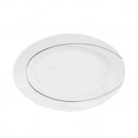 Ravier 24 cm Pierre de Lune en porcelaine, petit plat en porcelaine, service de vaisselle complet