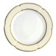 assiette porcelaine ronde, assiette avec galons or, Assiette 27 cm ronde plate, Impression Chatoyante, art de la table
