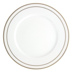 Assiette plate ronde à aile 27 cm Bohémienne en porcelaine