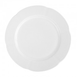 Assiette 27 cm ronde plate en porcelaine - La Marquise