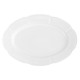 service de table complet, vaisselle en porcelaine blanche, plat de service ovale 36 cm, art de la table