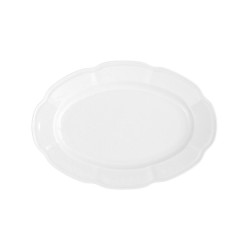service de table complet, vaisselle en porcelaine blanche, ravier ovale 24 cm, art de la table