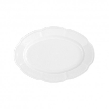 service de table complet, vaisselle en porcelaine blanche, ravier ovale 24 cm, art de la table