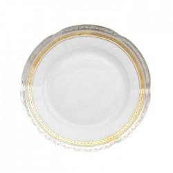 Assiette 19 cm ronde plate en porcelaine - Onirique