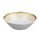 Coupelle 13 cm, service de table en porcelaine blanche décorée de galon d'or - Soleil Levant