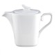 art de la table, service à thé, théière 1,1 l Viorne en porcelaine blanche