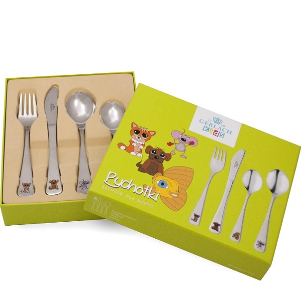Tasse Assiette Couverts Pour Enfants Trefle