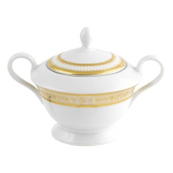 Sucrier élégant en porcelaine de 250 ml Ruban Impérial idéal pour un service à thé complet
