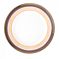 Assiette plate ronde à aile 17 cm Désir en porcelaine