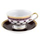 Tasse à thé 220 ml avec soucoupe 14 cm Désir en porcelaine