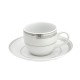 Tasse à café vec soucoupe en porcelaine, service à café en porcelaine, service de vaisselle en porcelaine