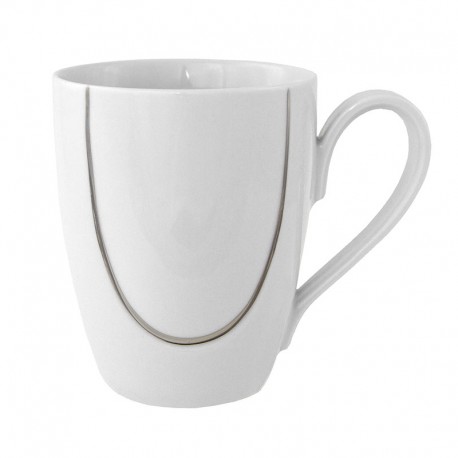 Tasse à café/thé 230 ml avec soucoupe Sedum en porcelaine