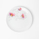 Assiette plate ronde 20.5 cm Brume du Cosmos en porcelaine