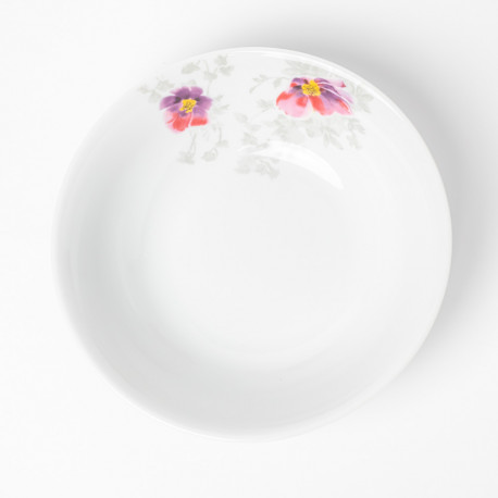 Saladier rond 23 cm Brume de Cosmos en porcelaine