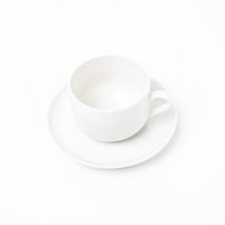 Tasse à thé 200 ml avec soucoupe Blanche Neige en porcelaine