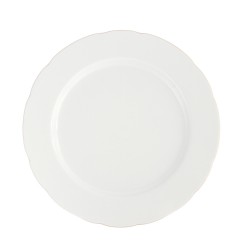 art de la table, service de table complet en porcelaine blanche, vaisselle galon or, assiette plate en porcelaine
