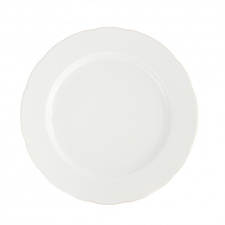 art de la table, service de table complet en porcelaine blanche, vaisselle galon or, assiette plate en porcelaine