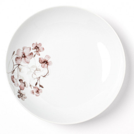 Assiette creuse en porcelaine calotte 22 cm Passion d'Antan
