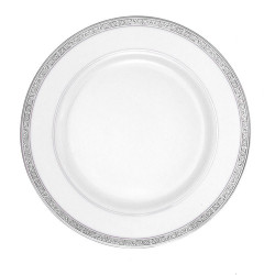 Assiette plate ronde à aile 21 cm Totale Excellence en porcelaine