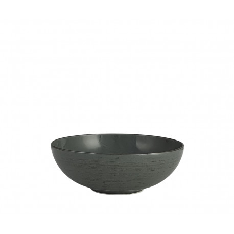 service de table complet, vaisselle grise en porcelaine , bol, coupelle, saladier rond 16 cm, art de la table