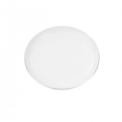 Assiette plate ronde 18 cm L'amoureuse en porcelaine