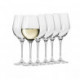 (6x) Verres à Vin blanc 370ml en Cristallin HARMONY - KROSNO