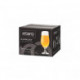 (6x) Pinte à Bière 330ml en Cristallin HARMONY - KROSNO