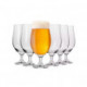(6x) Verres à Bière 500ml en Cristallin - HARMONY - KROSNO