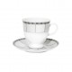 Tasse à café 0,1 l avec soucoupe13 cm danse de l’ecume en porcelaine