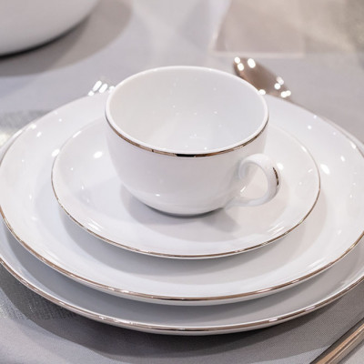 Tasse & Assiette : Service de table en porcelaine Elegans - Services de  table, vaisselles en porcelaine - Tasse & Assiette